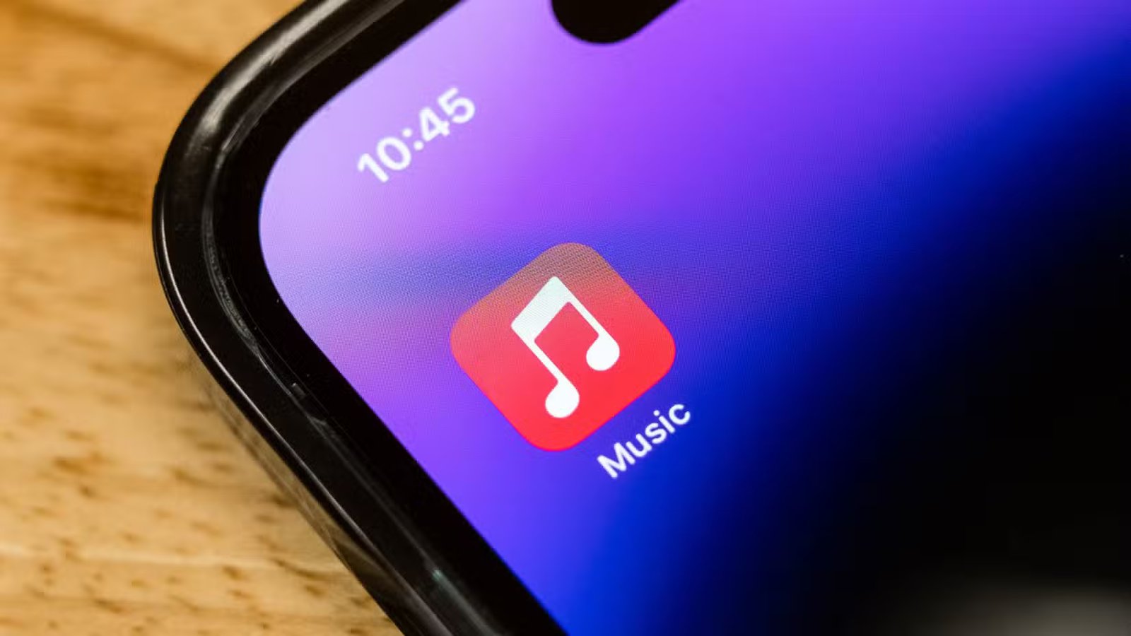 L'application Apple Music vue sur un iPhone.