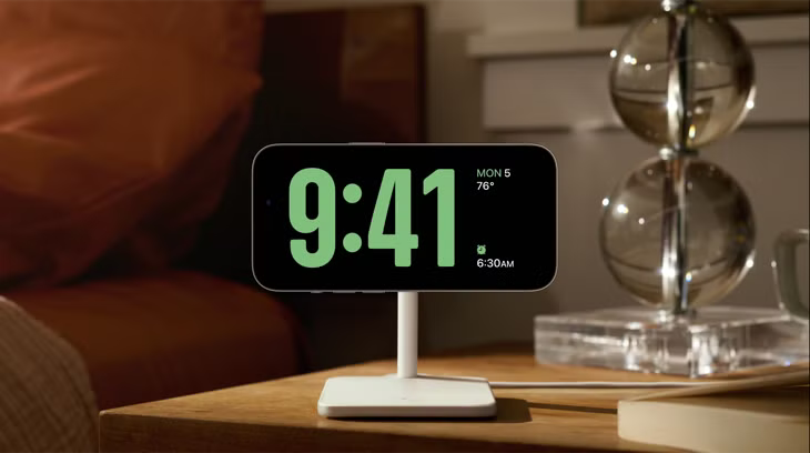 Vue veille dans iOS 17 sur un iPhone 14 Pro