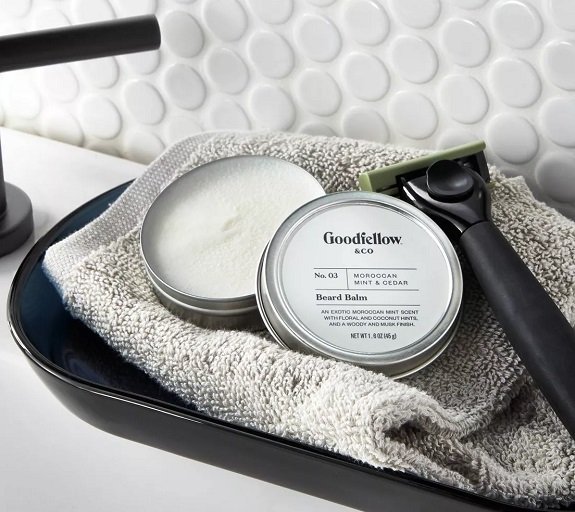 Goodfellow & Co. Baume à barbe marocain à la menthe et au cèdre