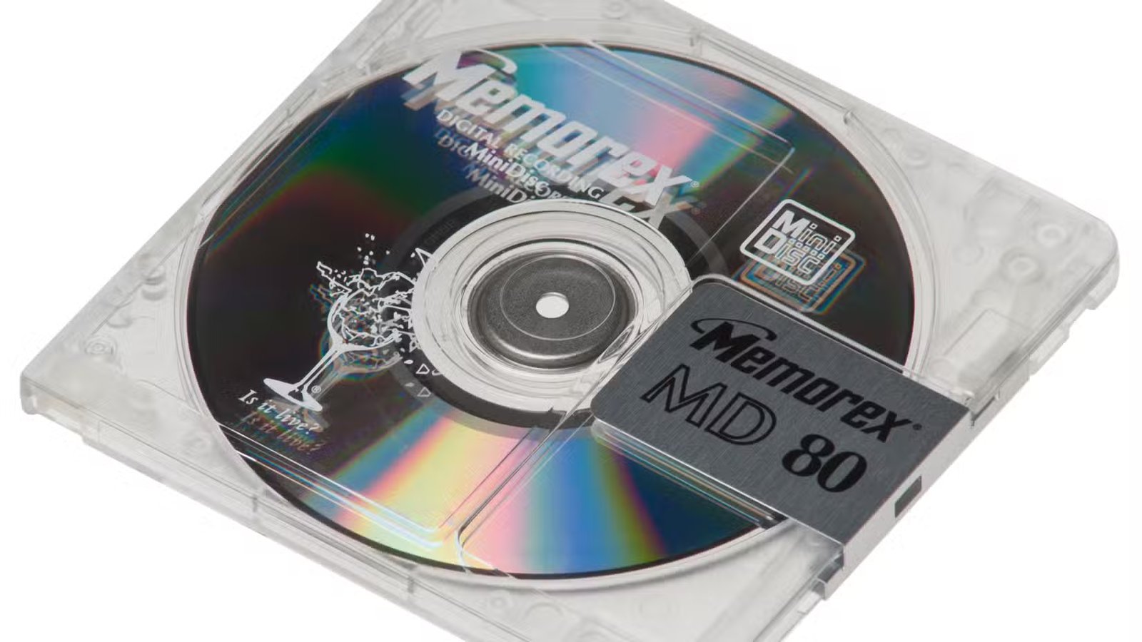 Un minidisque Memorex.