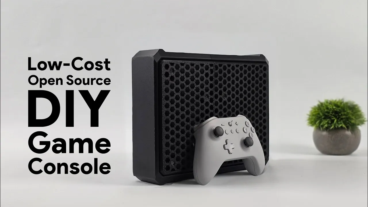 Boîtier imprimé en 3D personnalisé avec évents en nid d'abeille, réglé pour la circulation de l'air, adapté à une version de jeu compacte BC250.