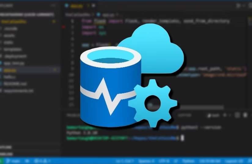 Azure Data Studio sur un programme VS Code.