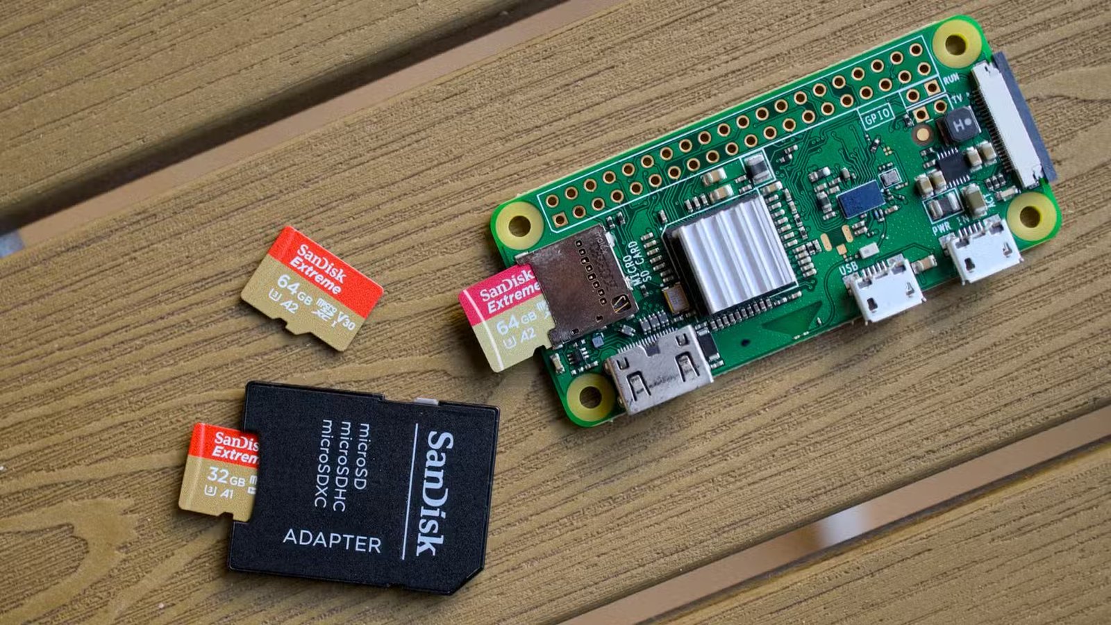 Raspberry Pi Zero W avec cartes microSD