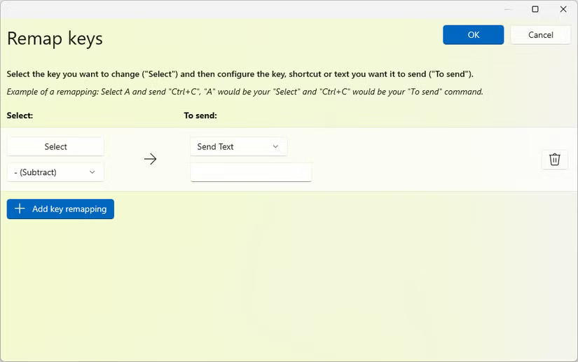 Comment relier le signe de soustraction à un emdash sous Windows 10.