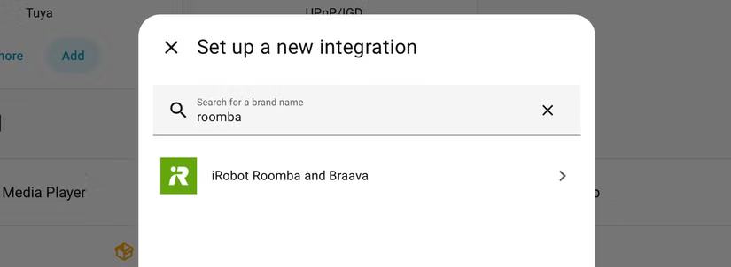 L'intégration d'iRobot Roomba et Braava dans Home Assistant.