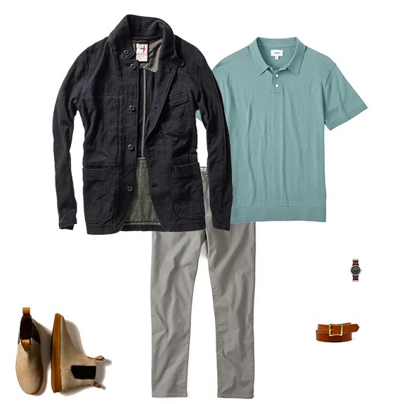 1S4O Huckberry 2326 Créatif Intelligent Décontracté