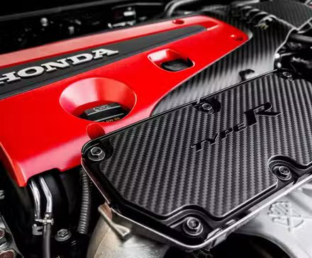 Compartiment moteur de la Honda Civic Type R 2023