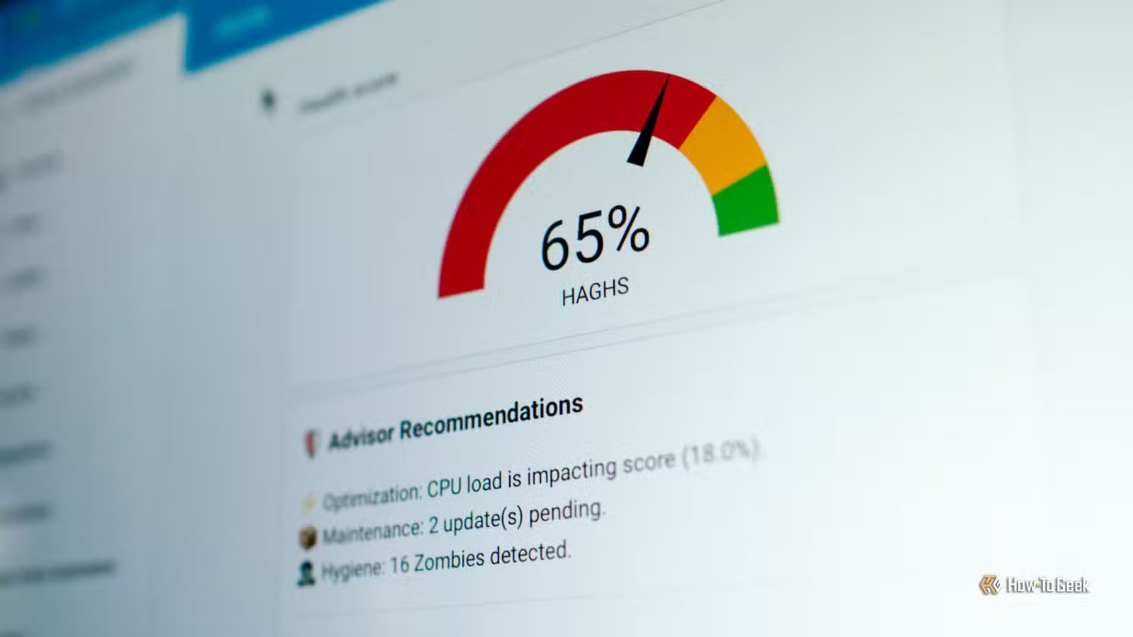 Carte d’intégration Home Assistant Global Health Score.