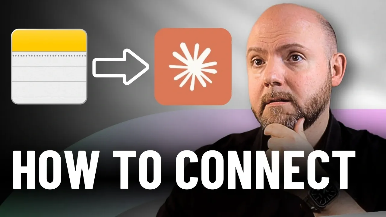 Écran affichant les paramètres de Claude avec l'onglet Connecteurs ouvert, mettant en évidence Apple Notes prêt pour une installation et une liaison en un clic.