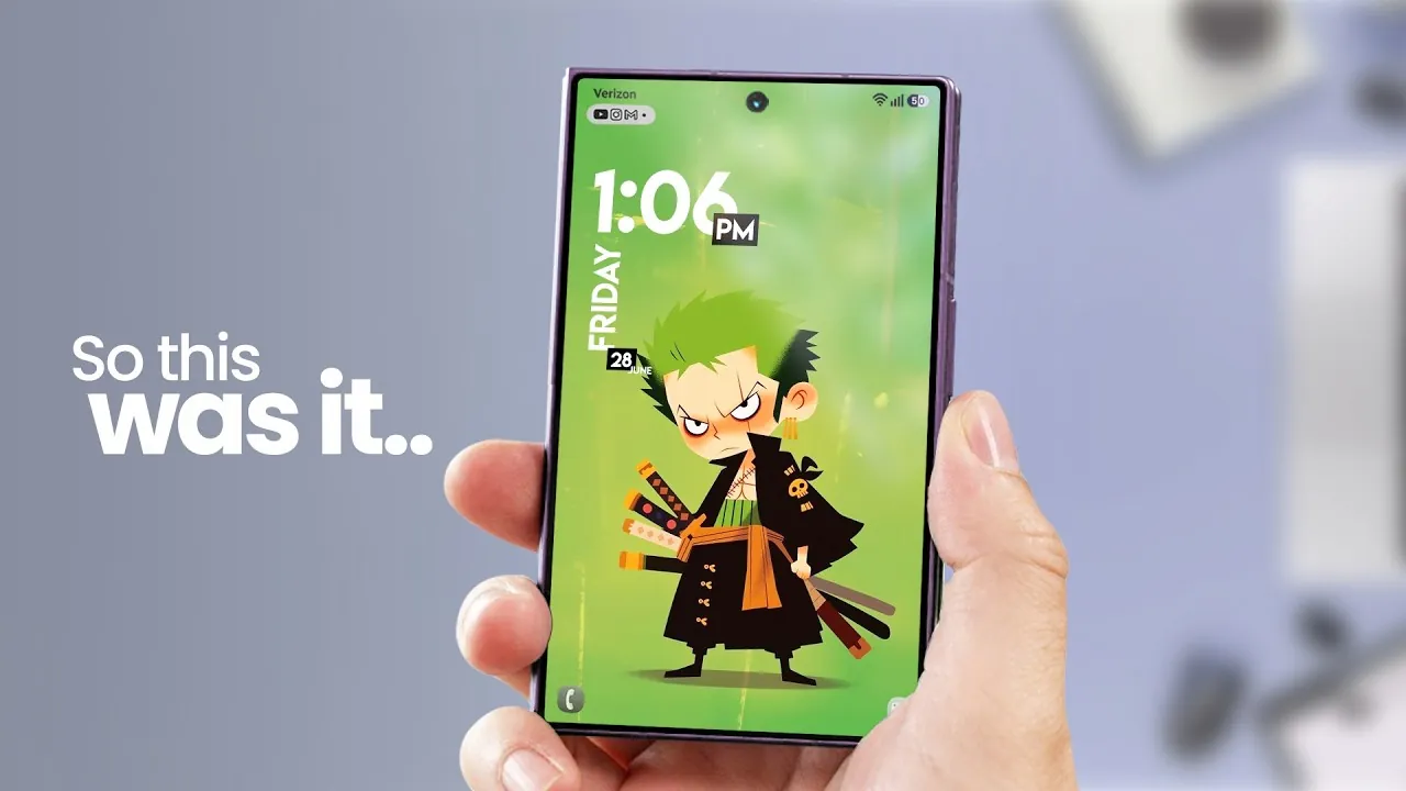 Samsung Galaxy Z Fold 8 avec technologie d'affichage avancée sans plis