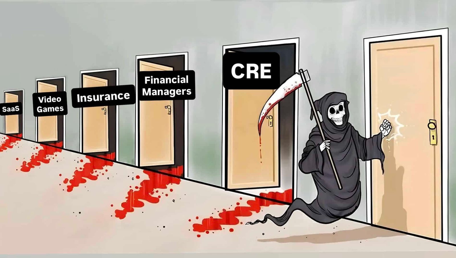 L'IA détruit chaque industrie une par une, l'IA de la faucheuse