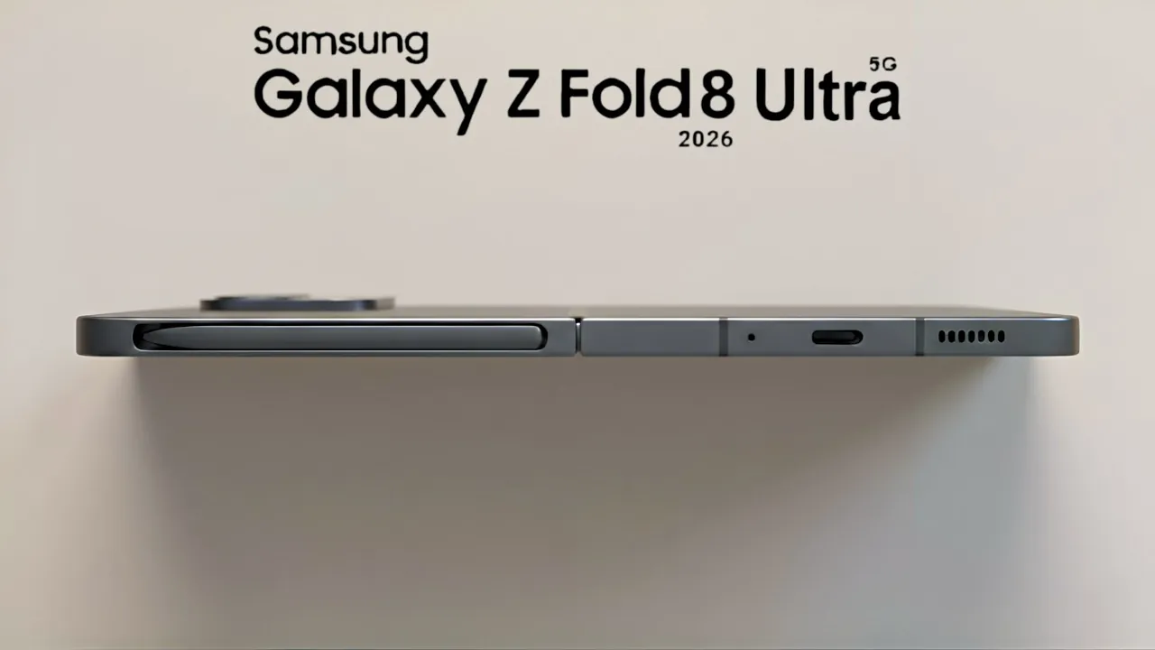 Gros plan sur le mécanisme de charnière durable du Galaxy Z Fold 8