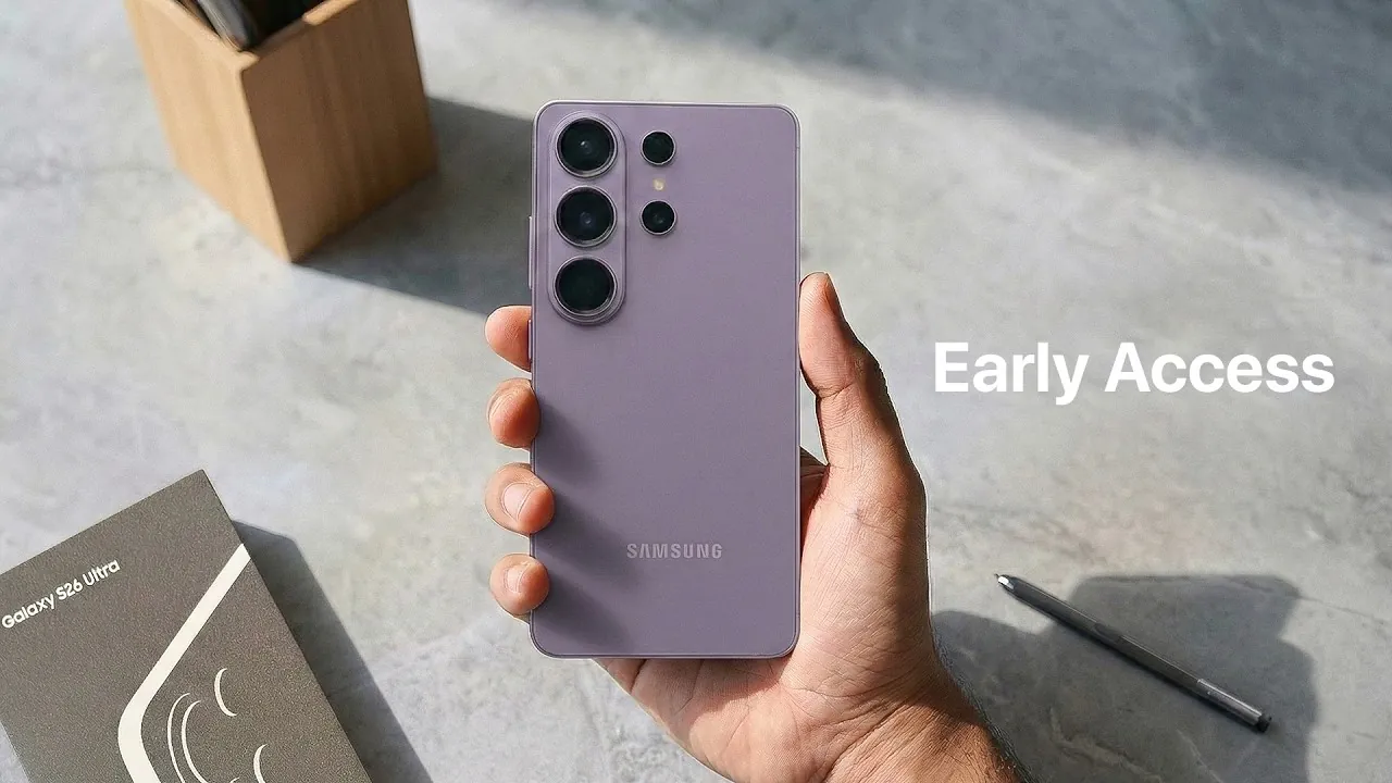 Gros plan sur le téléobjectif amélioré du Galaxy S26 Ultra