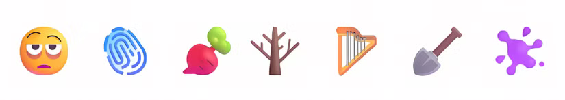 Nouvelles icônes Emoji dans Windows 11