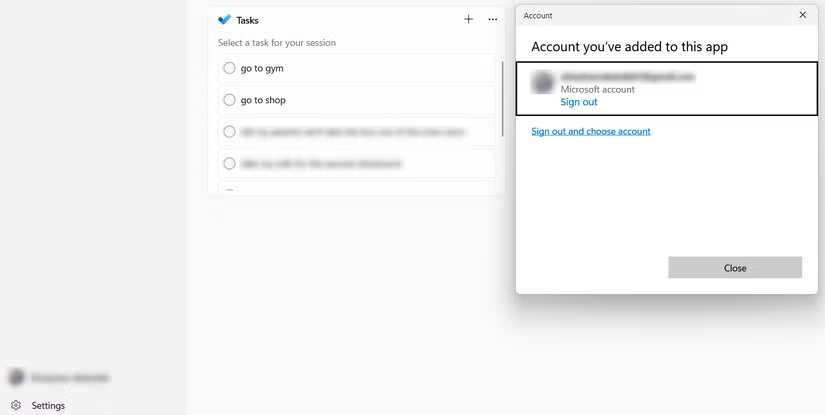 Connexion à l'application Clock pour importer des tâches à partir de l'application Microsoft To Do.