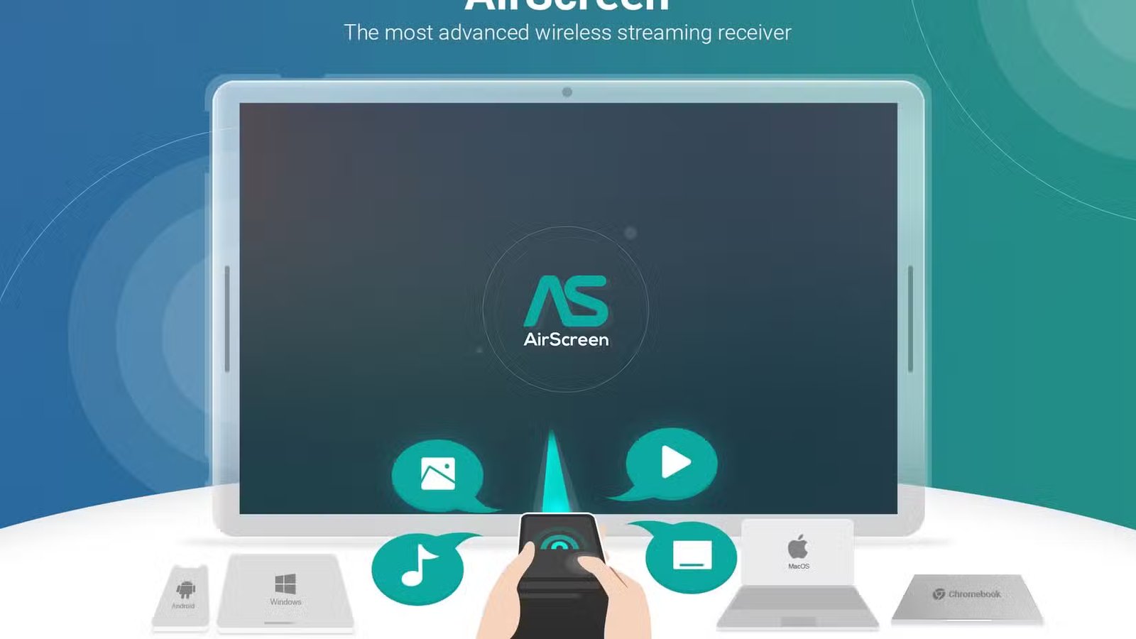 Amazon AirScreen avec quelqu'un qui l'allume