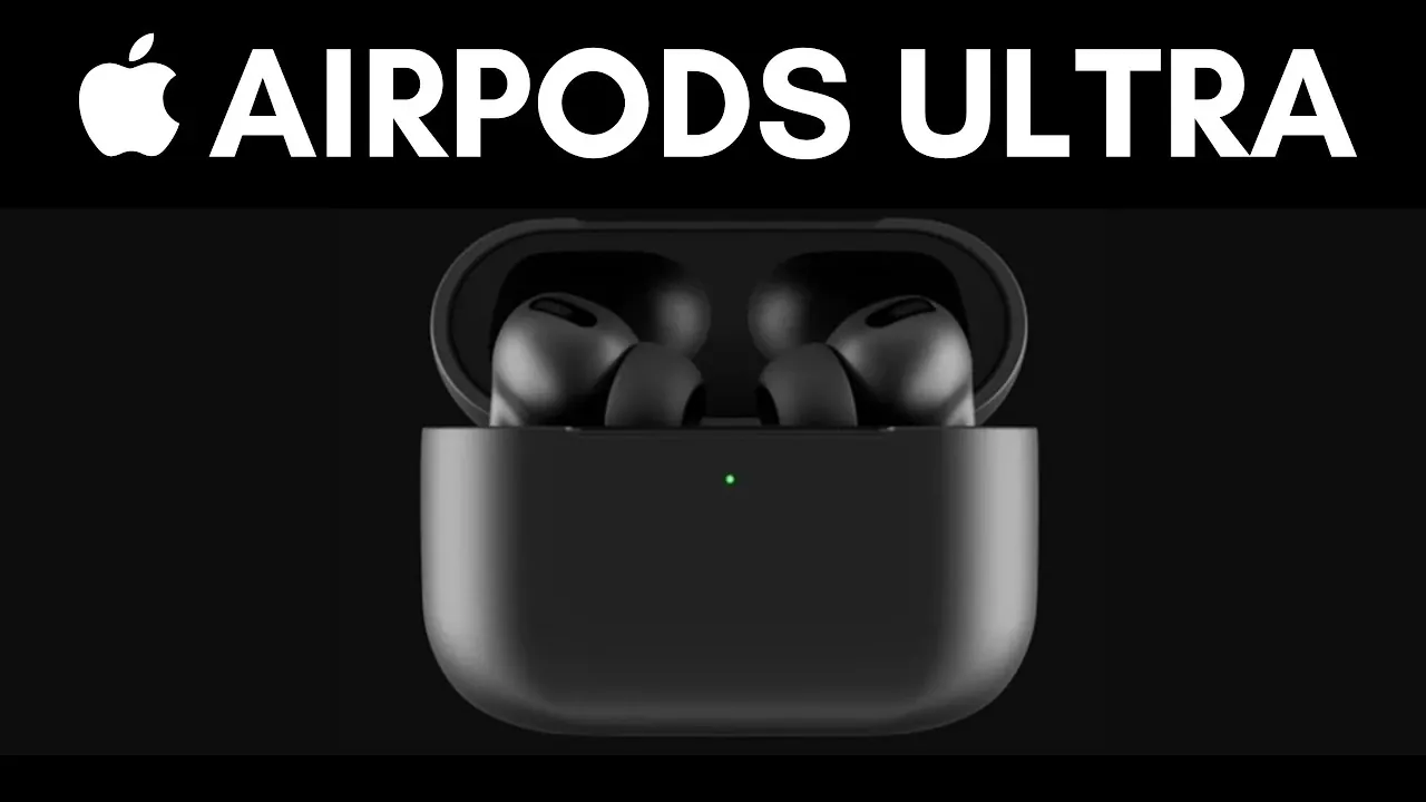 Vue côte à côte comparant les AirPods Pro 3 et le modèle Ultra supposé avec des notes sur les différences de gamme de prix.