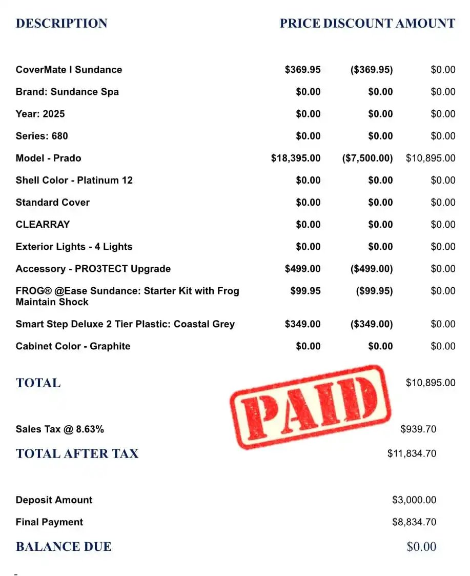 Offrez-vous une dépense de luxe pour rentabiliser votre investissement - J'ai acheté un spa avec moins de 5 % de mes gains d'investissement de 2025