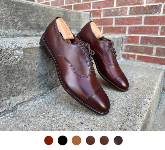 Une photo des Oxfords à semelle en cuir Park Avenue