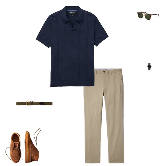 1S4O Bonobos 42126 Chino Chukkas Polo