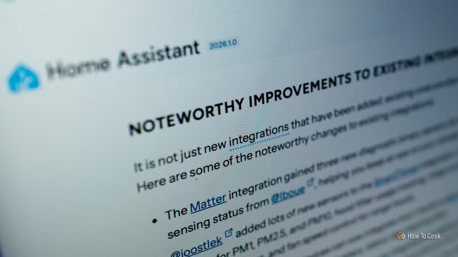 Notes de version de Home Assistant.