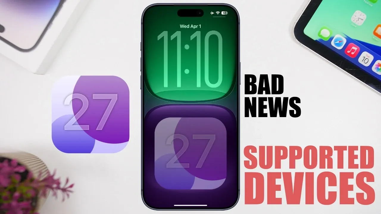 Gros plan d'un iPhone 11 Pro avec une étiquette indiquant la classification vintage d'Apple pour les matériels plus anciens.