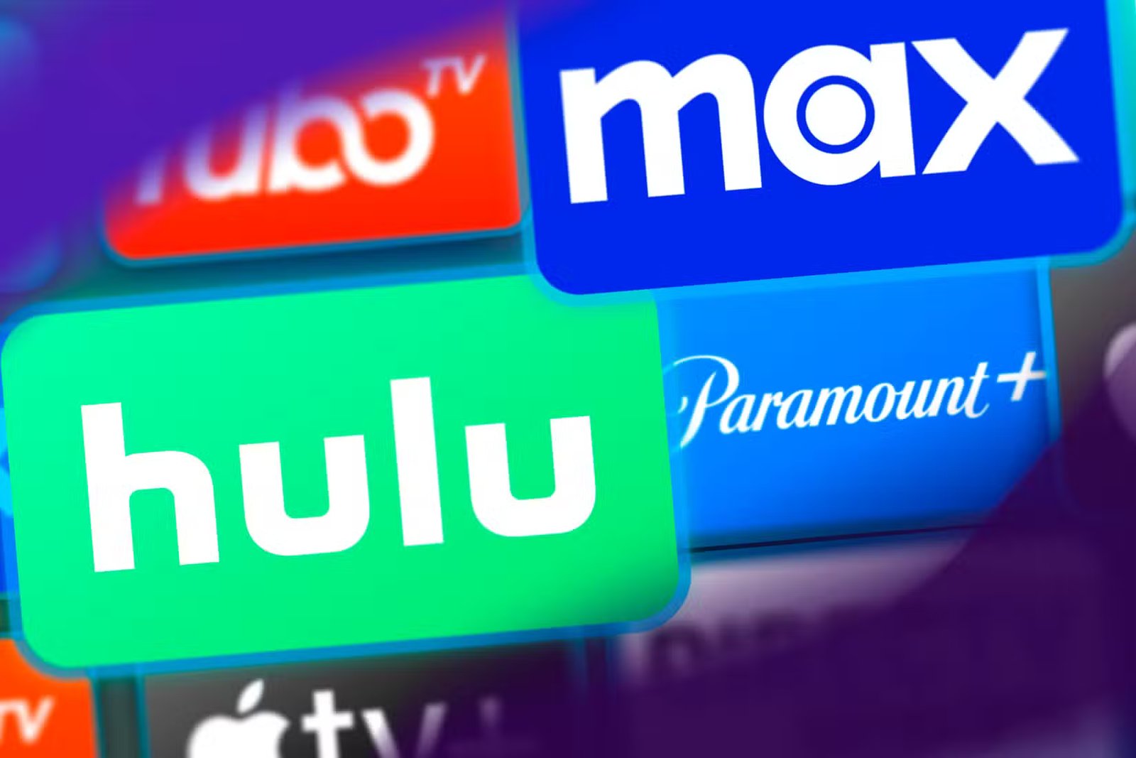 Certains logos de services de streaming.