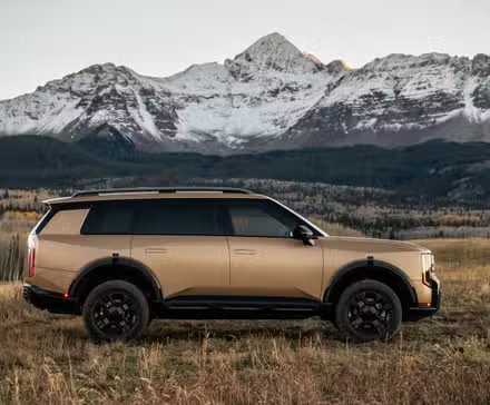 Photo de profil latéral d’une Kia Telluride 2027