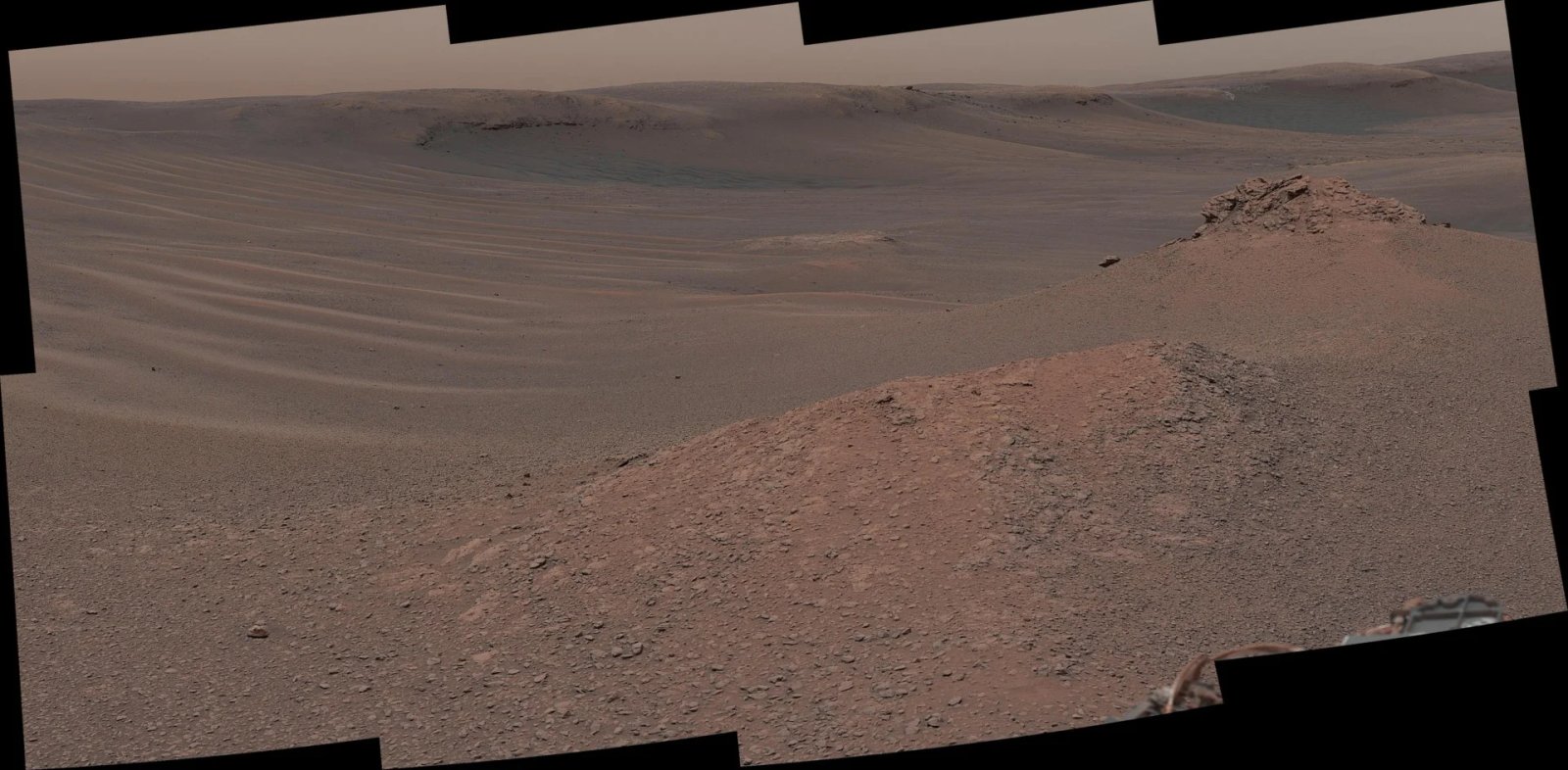 Paysage du Rover CuriOSity