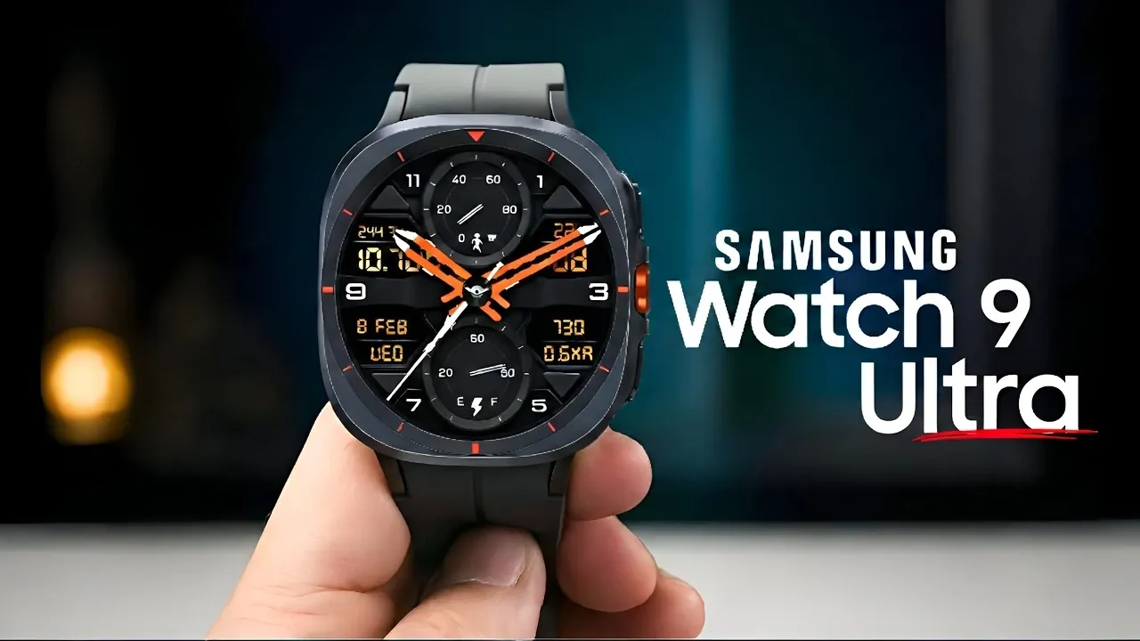 Le rendu de la Galaxy Watch Ultra 2 se concentre sur un écran plus lumineux, avec des fuites indiquant jusqu'à 4 000 nits.