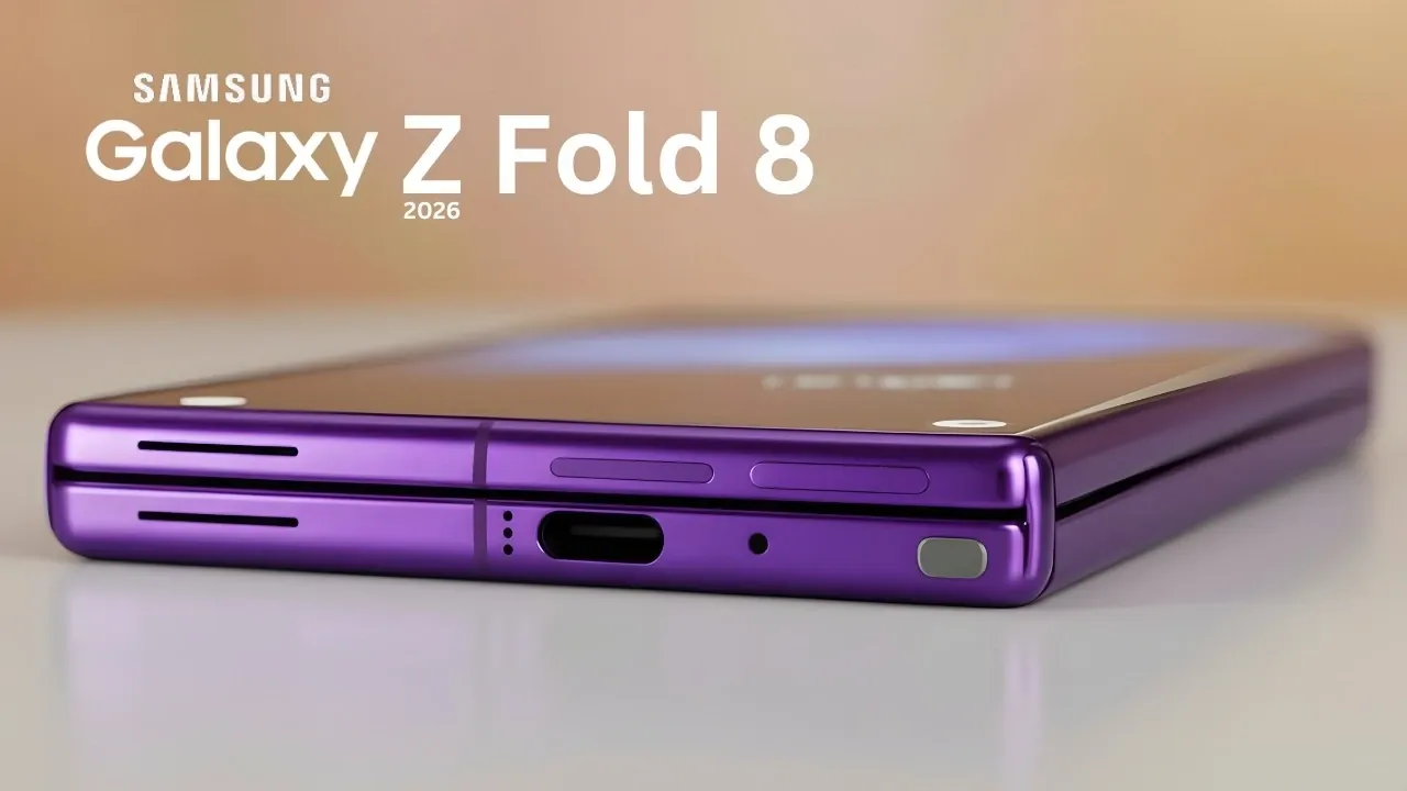 Configuration à double caméra à l’arrière du Galaxy Z Fold 8 Wide