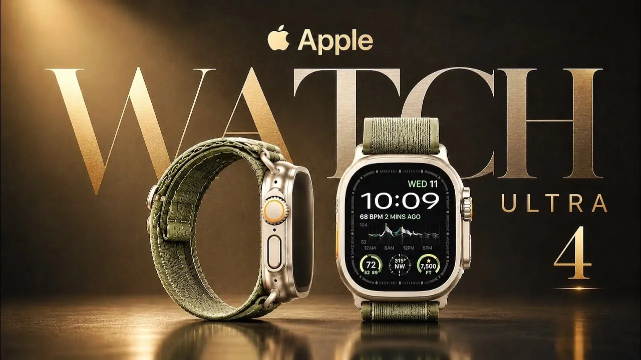 Apple Watch Ultra 4 affichant la nouvelle fonction de surveillance de la pression artérielle