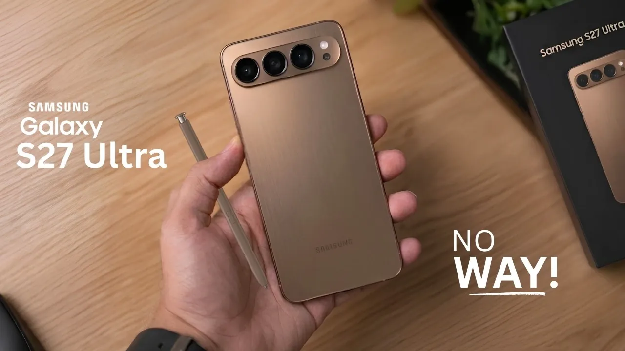 Gros plan sur le nouveau téléobjectif 5x du Galaxy S27 Ultra