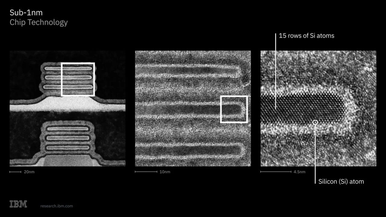 Puce IBM Sub Nm Nanoempilage