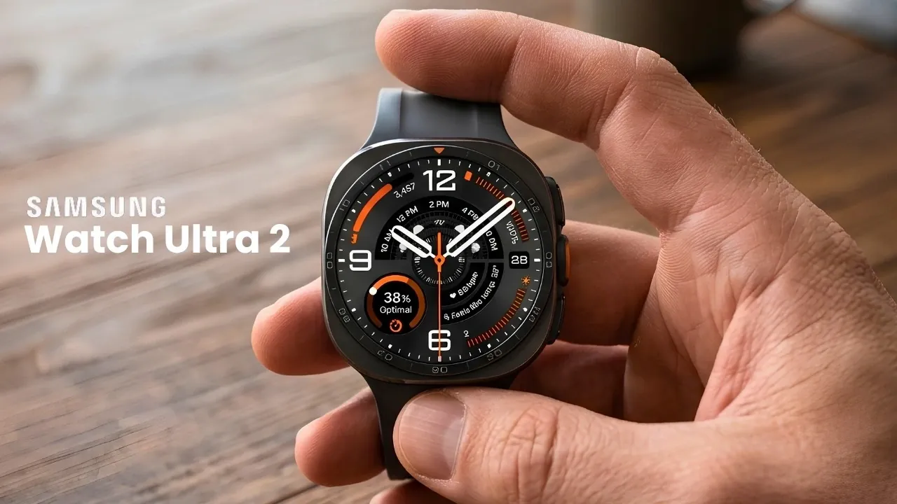 Gros plan sur la nouvelle lunette de marquage de 1 à 12 heures sur la Galaxy Watch Ultra 2