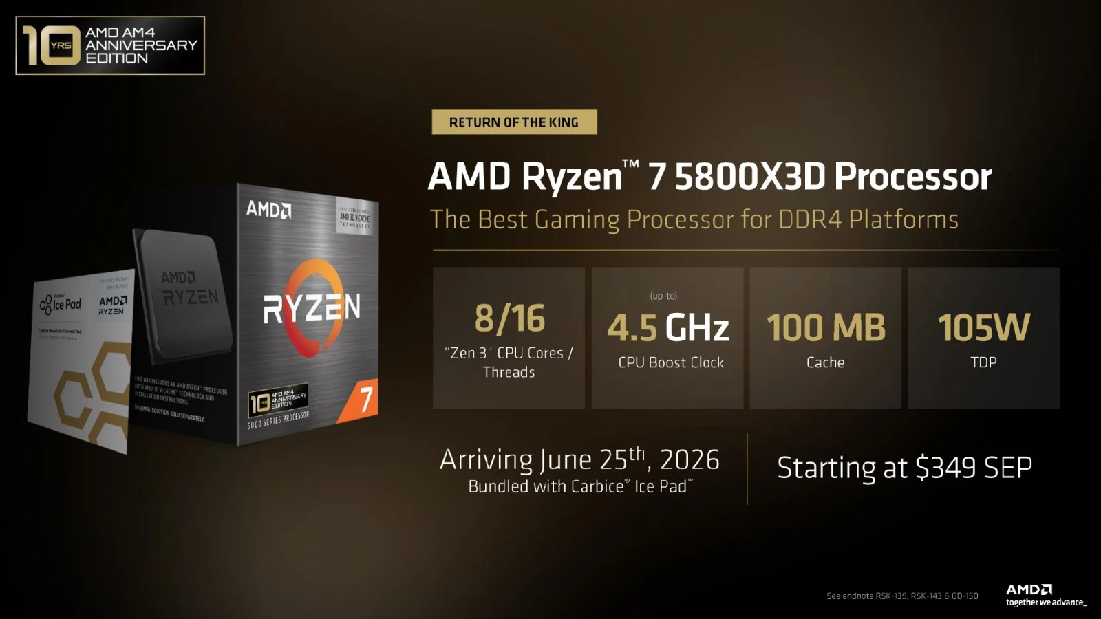 Amd Ryzen 7 5800x3d Presse Deck 1