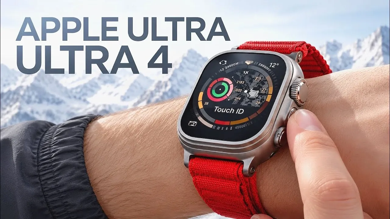 Technologie de reconnaissance d'empreintes digitales sur une montre intelligente Apple