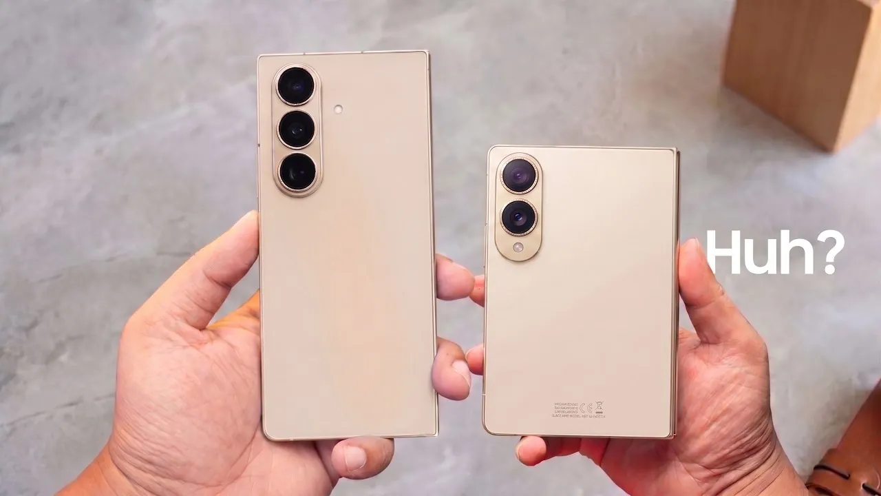 Gros plan sur le pli en verre ultra-fin du Galaxy Z Fold 8