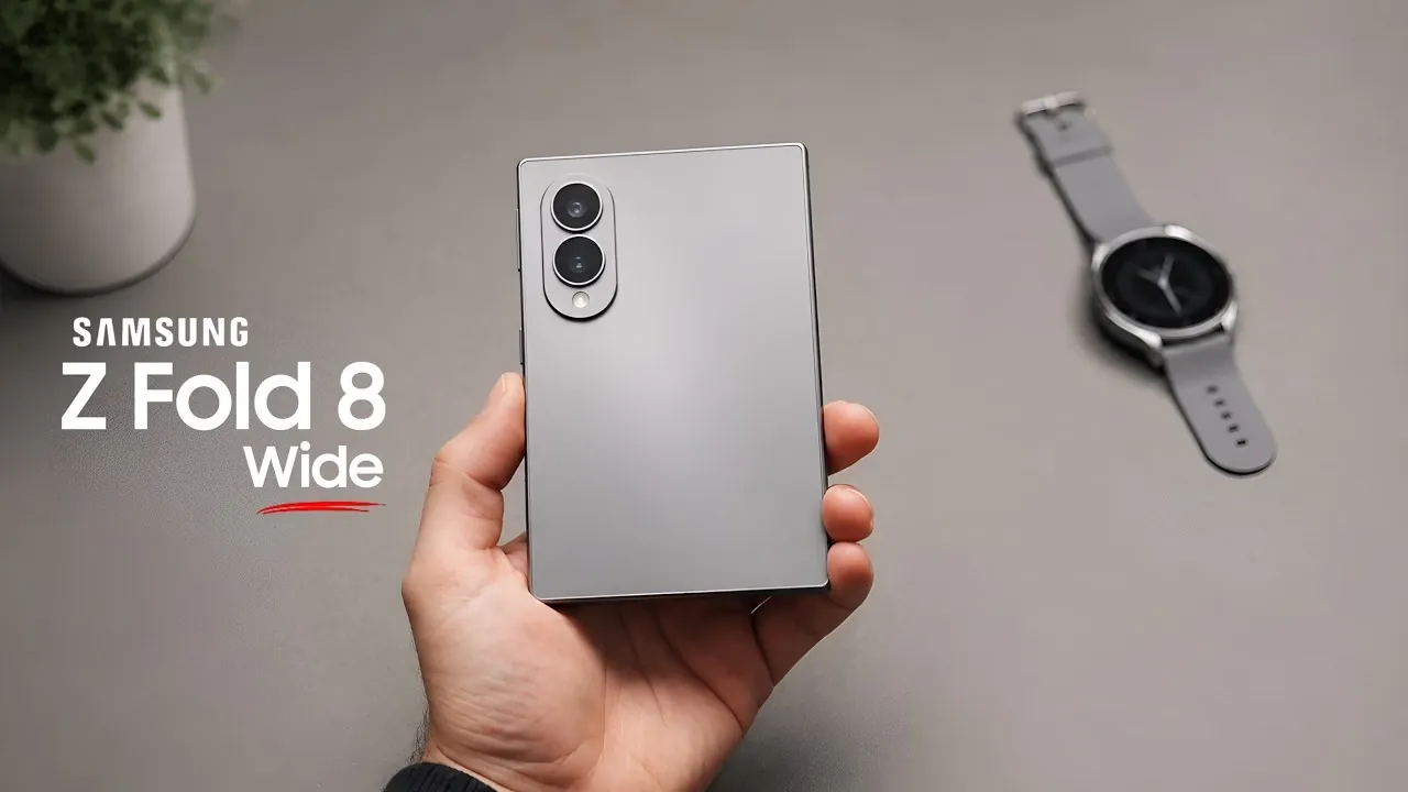 Samsung Galaxy Z Fold 8 utilisé d’une seule main avant son lancement