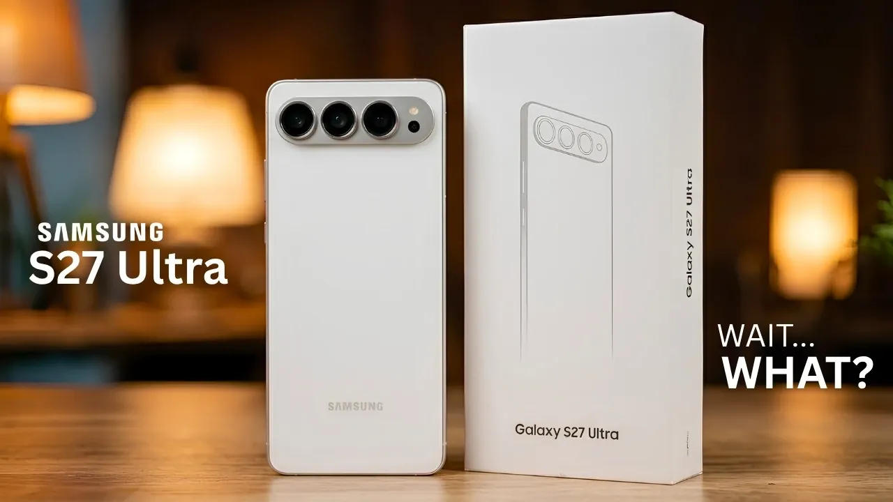 Module caméra arrière sur le Samsung Galaxy S27 Ultra