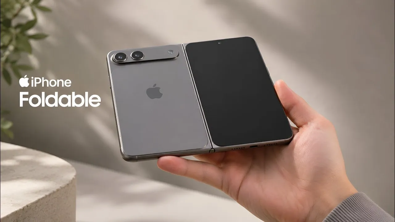 Bords et charnière en titane sur l'iPhone Ultra pliable
