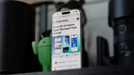 Android derrière un iPhone