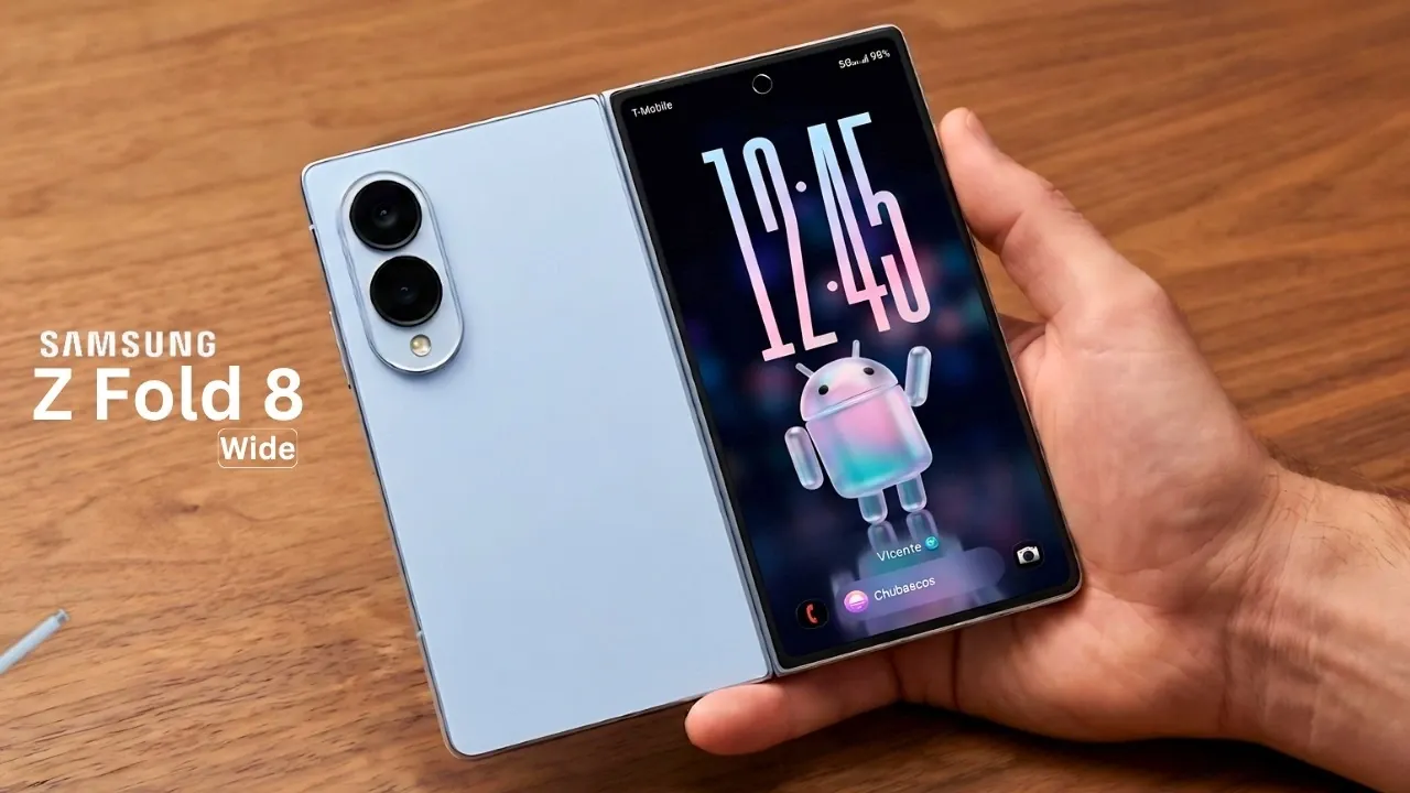 Gros plan sur les deux caméras arrière du Galaxy Z Fold 8.