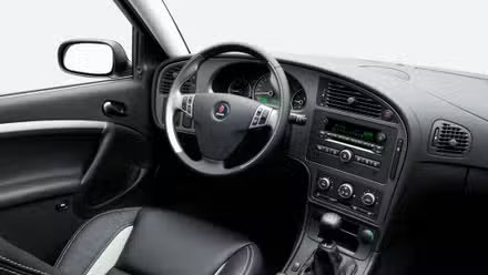 Intérieur de la Saab 9-5 2006