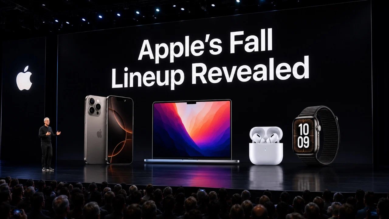 La gamme massive d'automne d'Apple