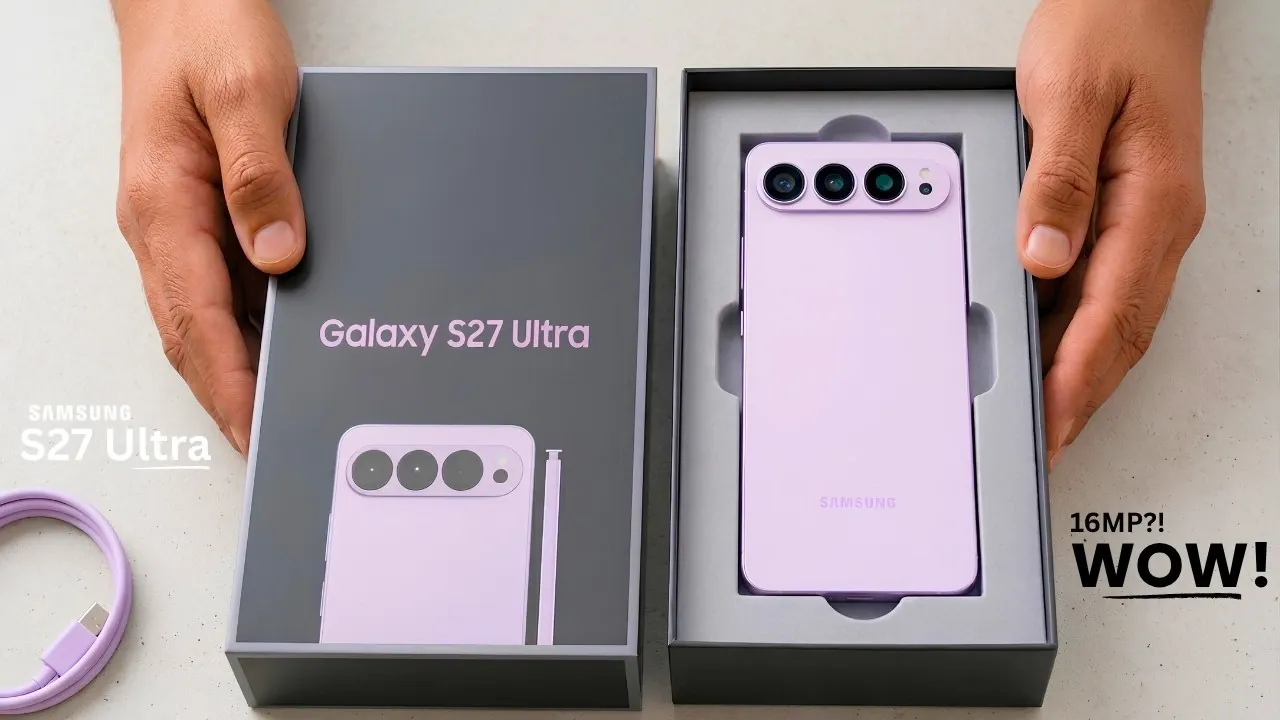 Comparaison côte à côte des modèles de la gamme Galaxy S27