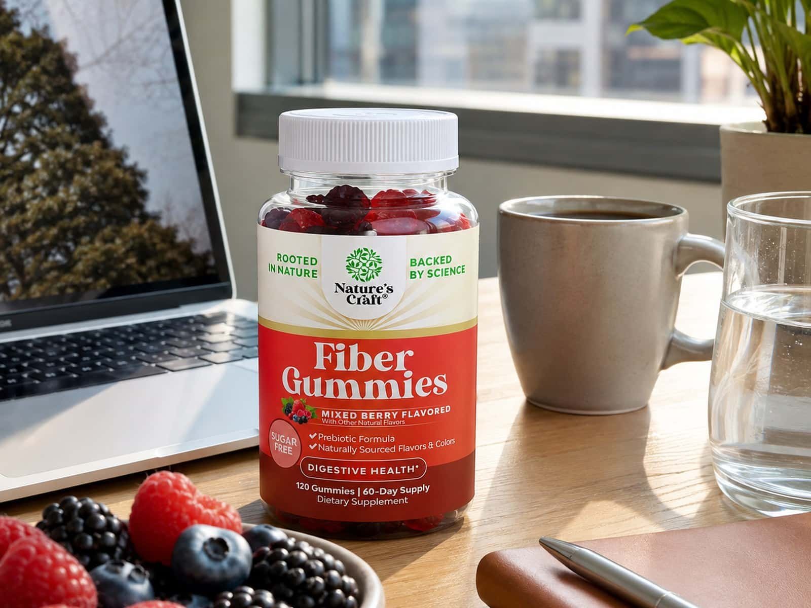 Une bouteille de capsules nootropiques Nature's Craft Neuro Health pour la mémoire et la concentration. (3 sur 4)