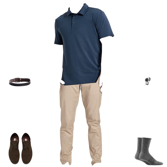 1500 Armoire Chino Chukkas Polo