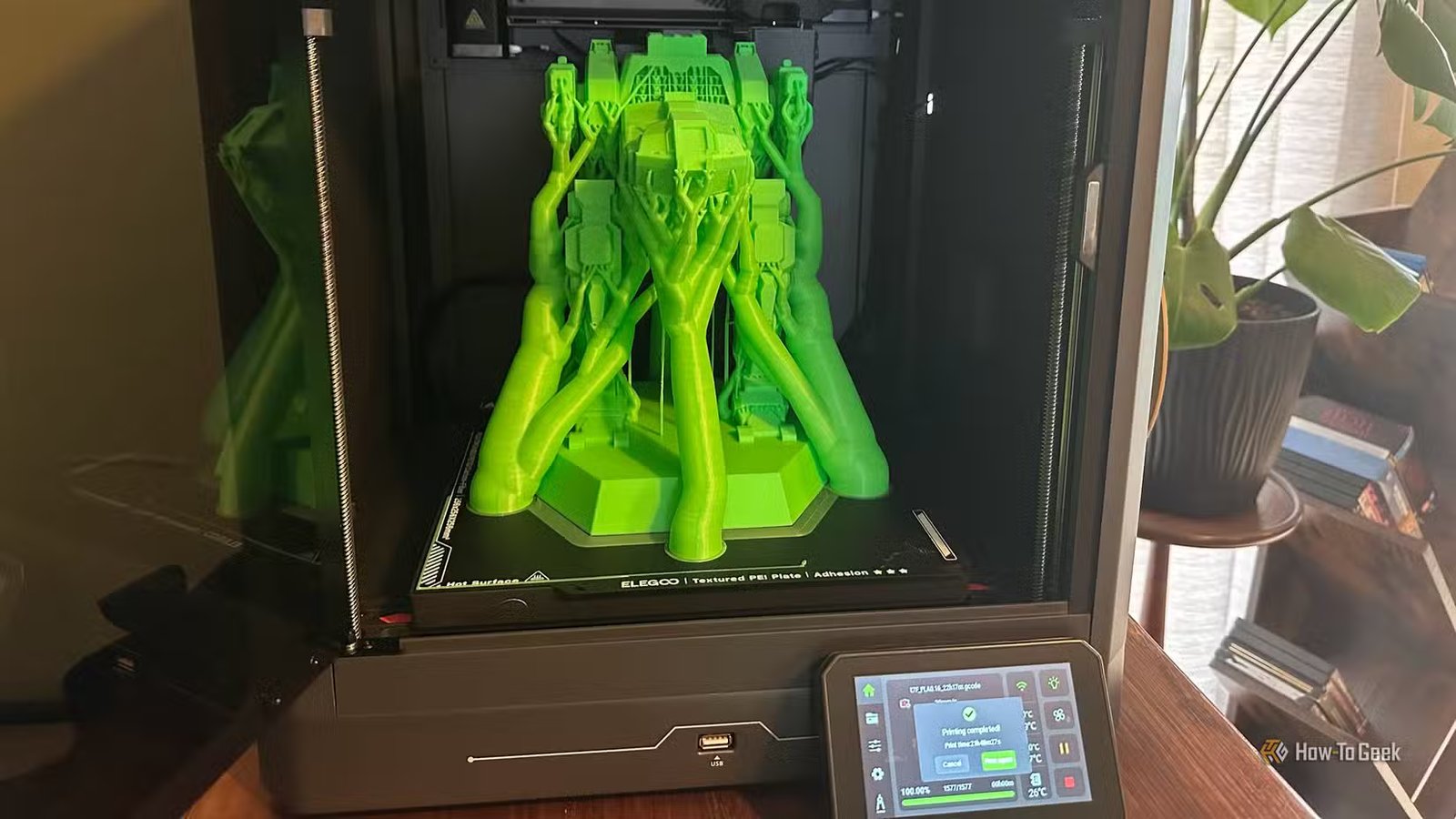Un mechwarrior imprimé sur une imprimante 3D.