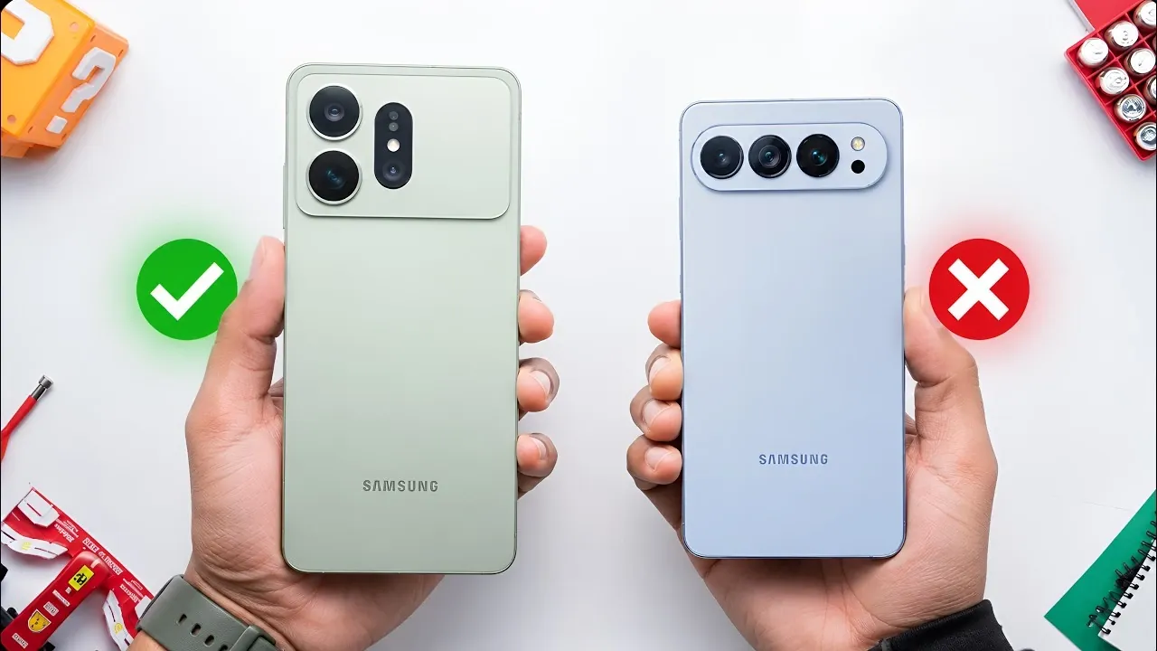 L’arrière d’un concept Galaxy S27 Ultra présentant une grande bosse rectangulaire pour l’appareil photo.